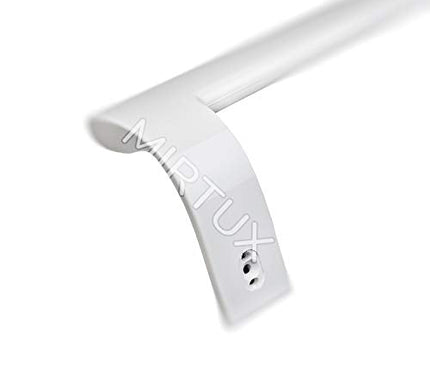 4321270300 Refrigerator Door Handle COMPATIBLE with Beko, Savoid and Smeg (Set of 2) White. Replacement Code compatible: 