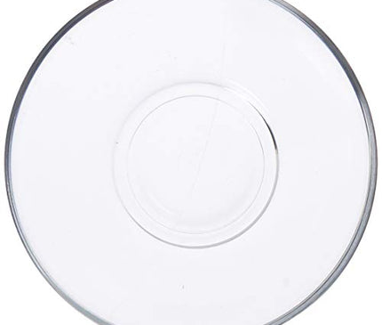 Pasabahce Turkish Glass Saucers Tea Plates, 6 Count