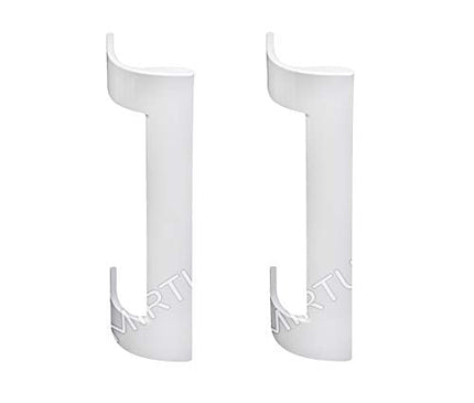 4321270300 Refrigerator Door Handle COMPATIBLE with Beko, Savoid and Smeg (Set of 2) White. Replacement Code compatible: 