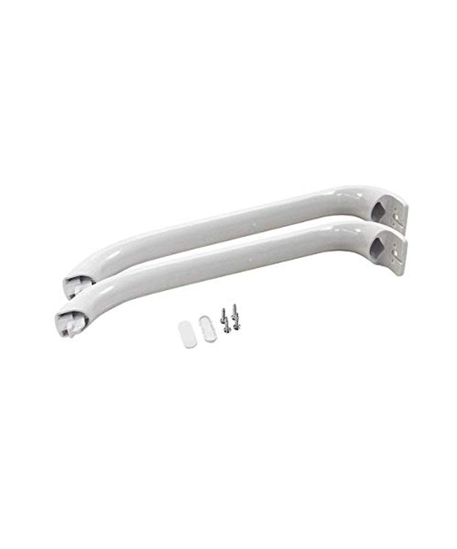 2 pcs Length Door Handle Kit for Bosch Fridge Freezers White 315mm Alt to 369542, 00369542