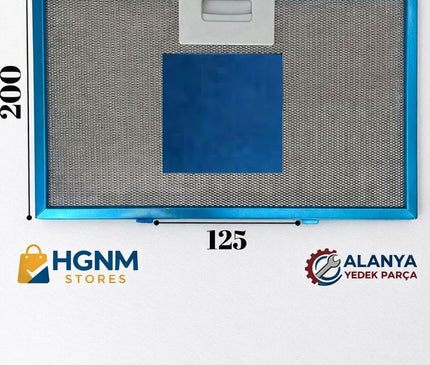 320x200 mm Davlumbaz Metal Yağ Filtresi – 11010164 | Cooker Hood Grease Filter