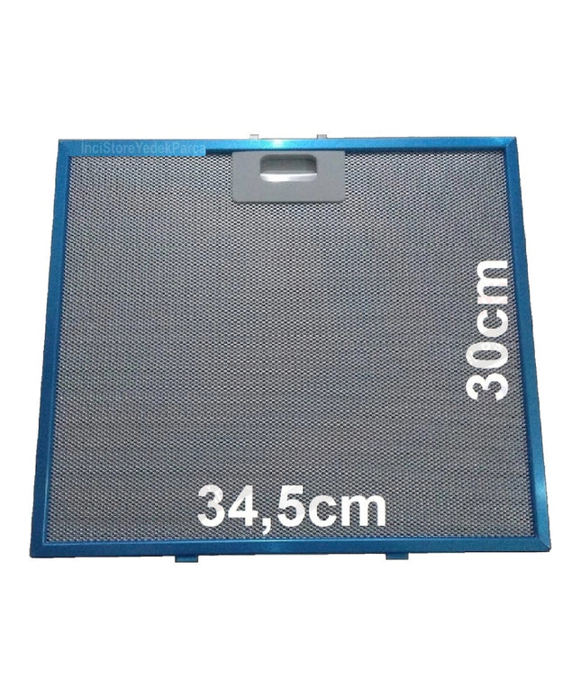 345x300 mm Arçelik 9197061918 - LEISURE Uyumlu Davlumbaz Aspiratör Yağ Filtresi | 34,5x30 cm