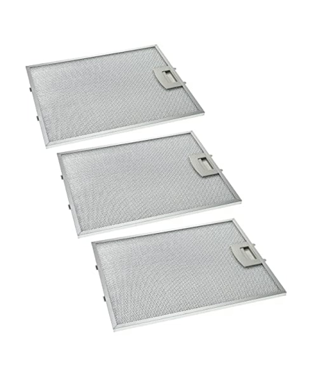 3 Adet Aspiratör Davlumbaz Metal Yağ Filtresi 00353110 -  310 x 250 mm Bosch, Neff 31x25 cm