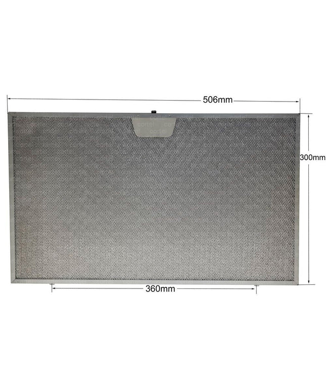 00744829, 506x300 фильтр для вытяжки 50.6x30 см Вытяжка Масляный фильтр Franke Dominox