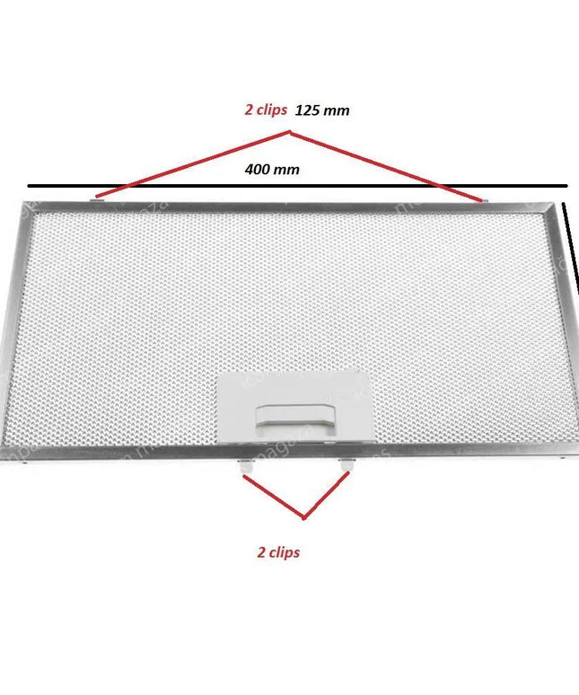 400x262 mm Metal Aspiratör Davlumbaz Yağ Filtresi 40x26 – Mekappa, Termikel, Alveus, Beko, Kügerr Uyumlu 546894793
