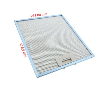 4055101671 Davlumbaz Filtresi 275×230 mm Davlumbaz Yağ 23x27,5 Filtresi Mutfak Aspiratörü Alüminyum Aspiratör AEG Electrolux Husqvarna JUNO A6
