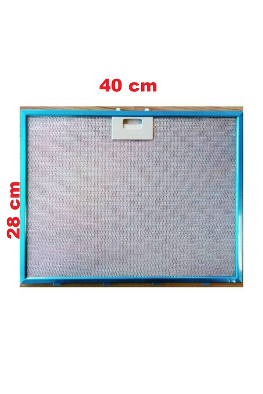 40×28 Cm 40×28 Davlumbaz Yağ Filtresi 400x280mm Aspiratör Davlumbaz Aralığı Yağ Filtresi Mutfak Aspiratör Havalandırma Alüminyum