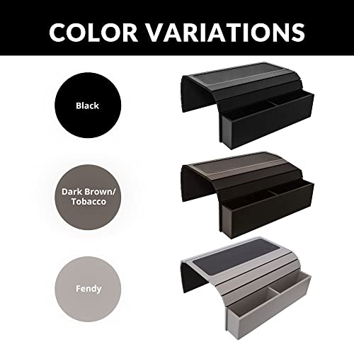 Поднос для дивана - Держатель для пульта дистанционного управления и мобильного телефона, Подлокотник для дивана с карманами. Подходит для квадратных подлокотников