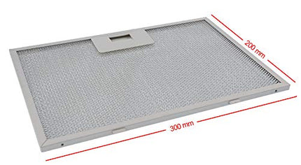 9197060212 Жировой металлический фильтр для вытяжки Beko 300x200 мм