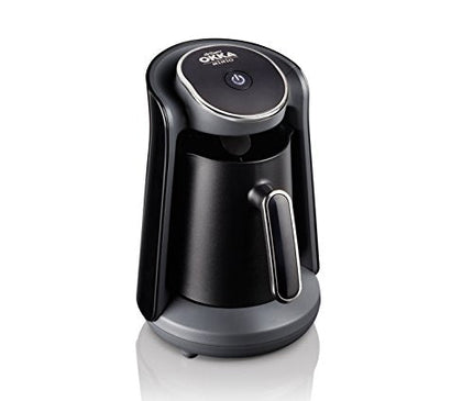 Arzum Okka Minio Automatic Turkish/Greek Coffee Machine, USA 120V Ul, Black/Silver