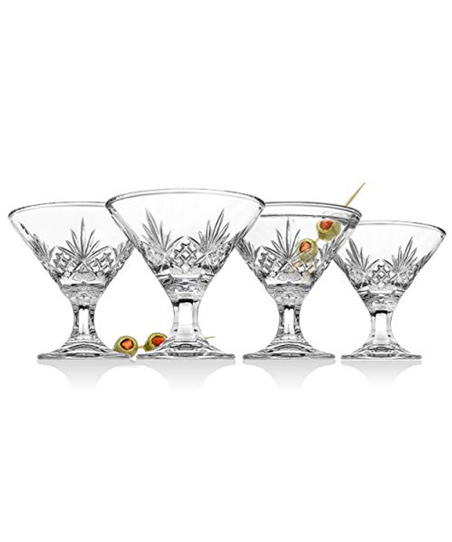 Godinger Martini Glasses, Cocktail Glass - Dublin Collection, Set of 4