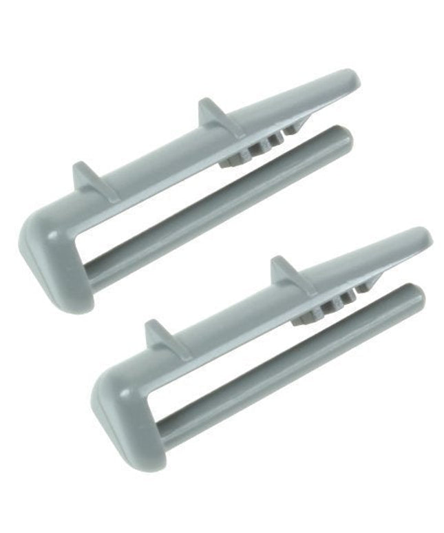 Plastic Rear Rail End Caps for Beko Dishwashers (Pack of 4)
