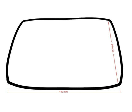 440x340mm 4 Taraflı Fırın Kapak Contası - AEG, Electrolux, Zanussi, Franke, 0035730, 3871945105