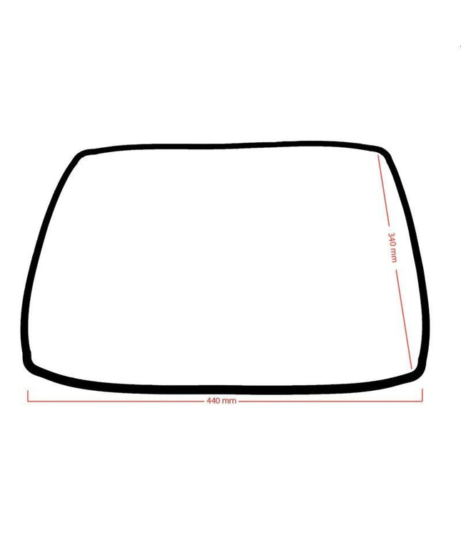 440x340mm 4 Taraflı Fırın Kapak Contası - AEG, Electrolux, Zanussi, Franke, 0035730, 3871945105