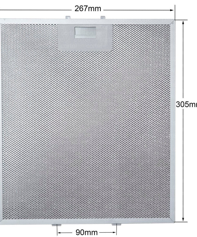 267x305 Аспиратор масляного фильтра вытяжки W10169961A 4055250429 GRI0009219A KIT0010805 93952919