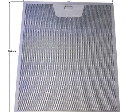 11013941 - Cooker Hood Metal Grease Filter - 300x253 mm For Balay, Bosch, Siemens