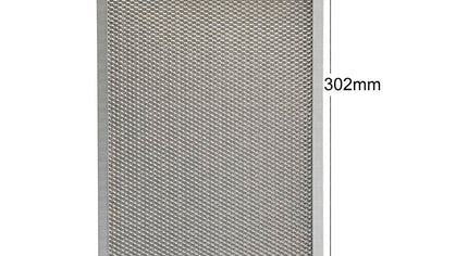 11004960 Фильтр для вытяжки 302x165 мм, для удаления жира, кухонная вытяжка 30,2x16,5 см