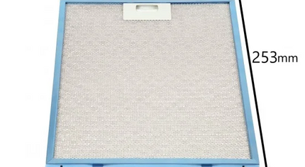 47006100 Vestel 6001 x Davlumbaz Filtresi Aspiratör Filtre V47006100 262x254 cm,  AD-6002 RK Vestel A13