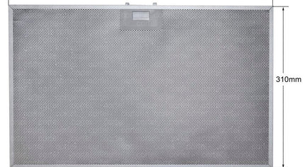 00432785 Вытяжка, 500x310 мм, замена металлического жироулавливающего фильтра Bosch, Balay, Constructa