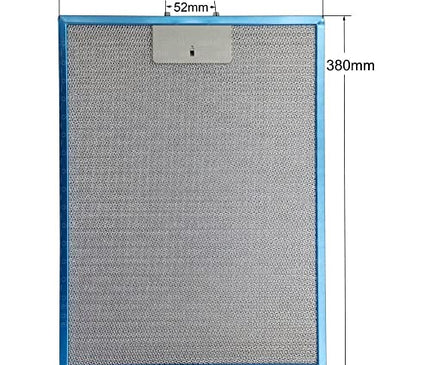 Filtro para 00422872 Filtro for Campana 283x380 mm Campana Filtro Aceite Extractor Aspirador Filtro Grasa Cocina Campana 28.3x38 cm YT142.1172.09 fácil de usar