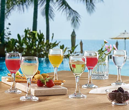 Набор из 6 рюмок Pasabahce Premimum Shot Glasses - миниатюрные стаканчики для ликера и кордиала Bistro объемом 2 унции (60 мл)
