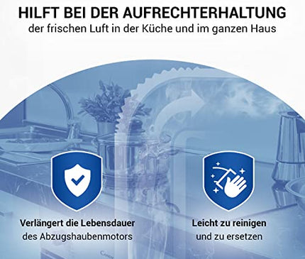 Kohlefilter Dunstabzugshaube 2Stk 155mmØ Ersatz für AEG Aktivkohlefilter 405509371/2 - Фильтр для Dunstabzugshauben Zanussi, AEG, Beko