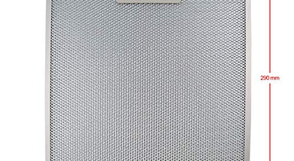 Cooker Hood Mesh Filter (Metal Grease Filter) 290x268 mm Suitable for beko 9194016051