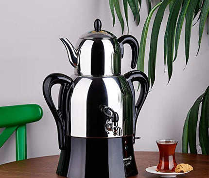 Turkish Tea Maker Korkmaz Caykolik A341 Samovar Stainless Steel Electric Tea Machine 220v EU Plug