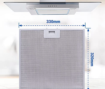 00362381 362381 Filtro de grasa para campana extractora, repuesto para Neff  330 x 320 mm