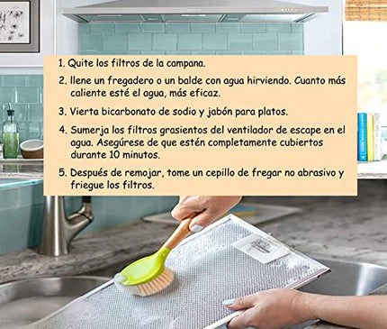 Filtro Campana Extractora Universal 320 x 260, Filtro de Grasa para Campana Extractora