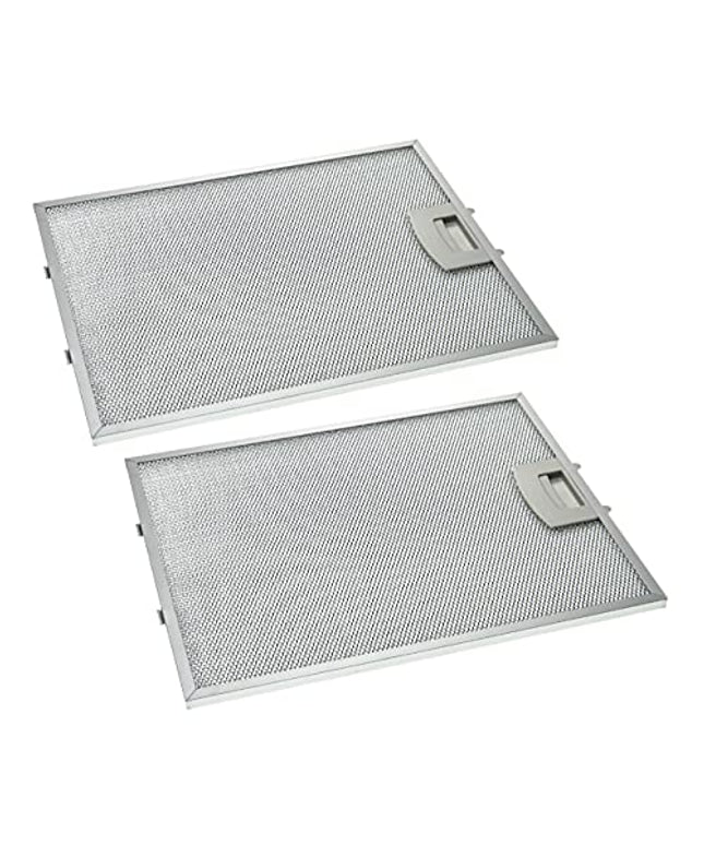 2x filtro metálicos de grasa compatible con Siemens LC45620/02, LC45620/03, LC45650/01, LC45650/02, LC45650/03 campana extractora, metal