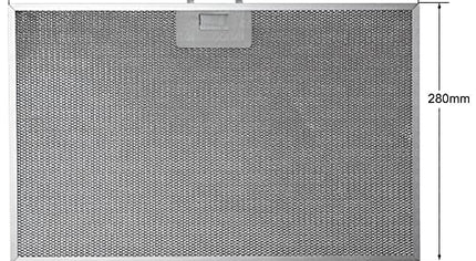 9198810134 model davlumbaz için Filtre 440 x 280 mm