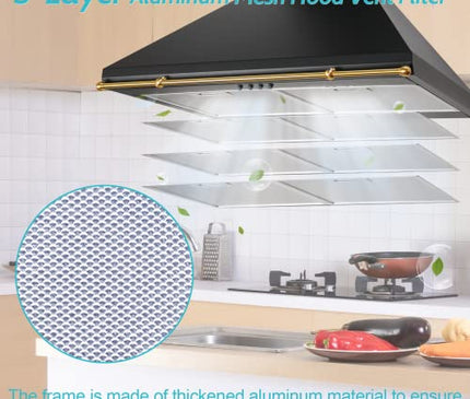 W10169961A Range Hood Filter Replacement,Fits Whirlpool, Ikea, Kitchen Aid,