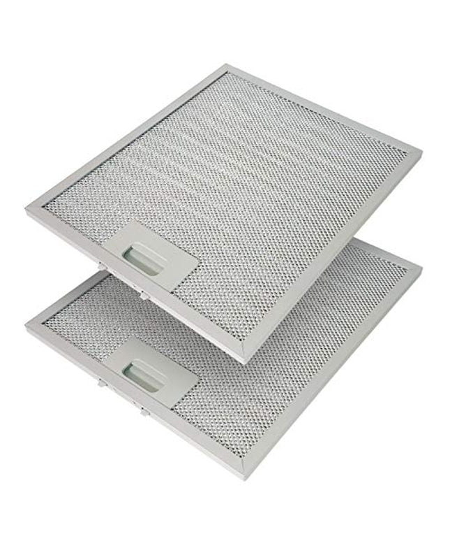 Filtro antigrasso in metallo per cappe aspiranti, 320 x 260 mm, filtro antigrasso con griglia x2