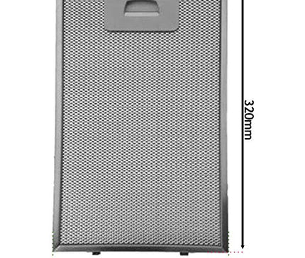 Teka DM70 DG90 TDC60 TDC70 Uyumlu 210x320 mm Metal Yağ Filtresi – (5057817414846)