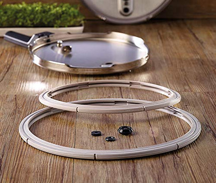 Fissler Sealing Ring for Pressure Cooker 22 cm Silicone Pressure Cooker Rubber Gasket Inner 22 Outer Diameter 24 Cm