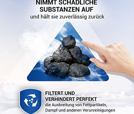 Kohlefilter Dunstabzugshaube 2Stk 155mmØ Ersatz für AEG Aktivkohlefilter 405509371/2 - Фильтр для Dunstabzugshauben Zanussi, AEG, Beko