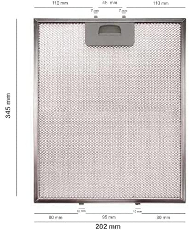 81460141 Cooker hood Filter 345 x 283 mm DBB 90