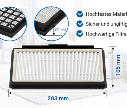 Bosch Siemens 00579496, 00577303, 00647753 Lamel Filtre BBZ154HF VZ154HFB Elektrikli Süpürge Yedek HEPA Filtre ve Hava Filtresi