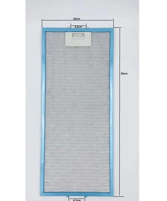 560x160 Davlumbaz Yağ Filtresi, Tırnak Arası 4.5-4.5,