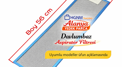 560x160mm Kumtel Davlumbaz Filtre 56X16 CM Yedek Parça mutfak havalandırma alüminyum aspiratör E7