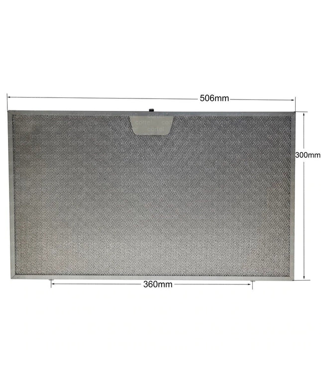 744829 00744829 Filtro Campana Extractora de grasa metálico 506 x 300 mm Bosch Siemens