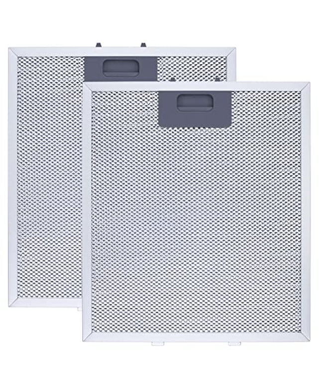 W10169961A Range Hood Filter Replacement, Fits Whirlpool, Ikea, Kitchen Aid, Jenn Air, 3-Layer Aluminum Mesh Hood Vent Filter 10.5x12Inch, HR Huare Technology Aluminum Range Hood Grease Filters,2Pack