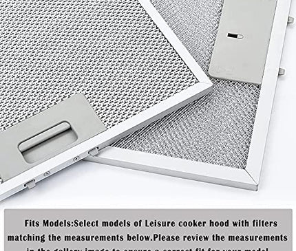 2 adet 320 x 260 mm Üniversal Davlumbaz Yağ Filtresi (Ocak Davlumbazı için) x 2 adet Mutfak Aspiratör Teli