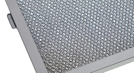 Filter Metal Grease Long-Life Filter compatible with Constructa CD656352/03, CD659251/01 Extractor Fan - 34.9 x 29.6 x 0.8 cm, metal