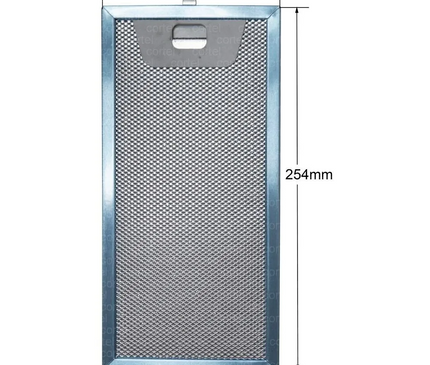 124x254 мм Фильтр для вытяжки Bosch 00746790 Сетка Для Вытяжки Жировой Фильтр Для Вытяжки Кухонный фильтр из металлической сетки DWK06G620 DWK098G61B