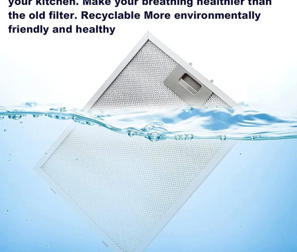 240x320 Cooker Hood Filter  - Rear Distance 7.5cm, 2 clips - 24x32 - 32x24