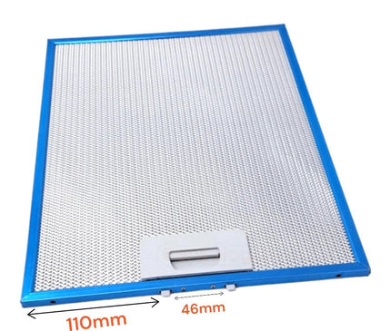 81460024 Teka Aspiratör Davlumbaz Filtresi 280×350 mm Davlumbaz Yağ Filtresi Mutfak Aspiratörü Alüminyum 28×35