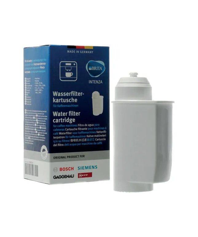 BRITA Intenza Bosch 17000705 water filter (replaces 00575491, 00468009) for VeroBar, VeroAroma, TES, and other coffee machines.