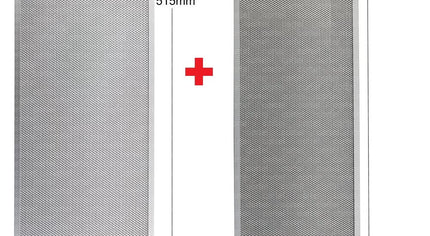 00660222 00660223 - Juego de filtros para campana extractora (515 x 166 + 515 x 186 mm)